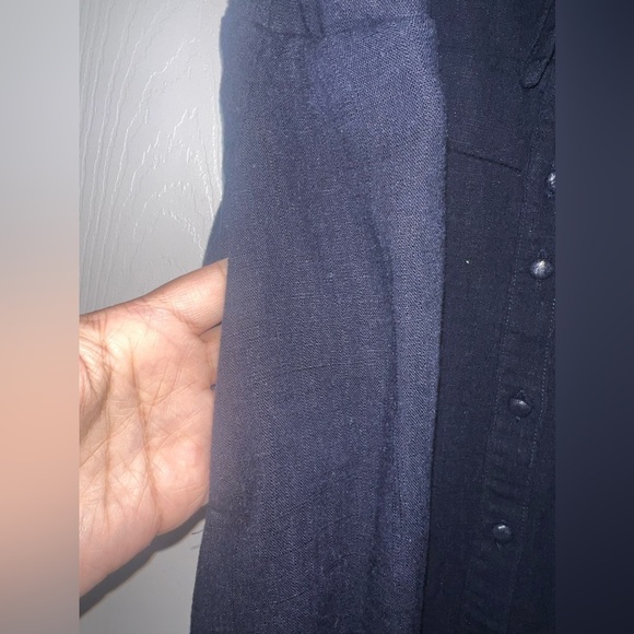 Gilli Navy Blue Tie Front cut Out Dress Size 3XL  EUC - Picture 6 of 8